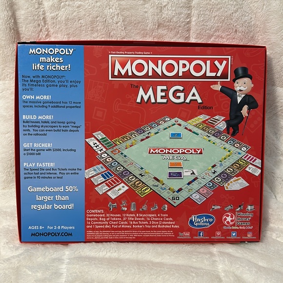 Monopoly The Mega Edition Board Game - Picture 2 of 2